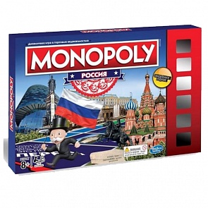Настольная игра - Монополия Россия, новая уникальная версия (Hasbro, B7512121)
